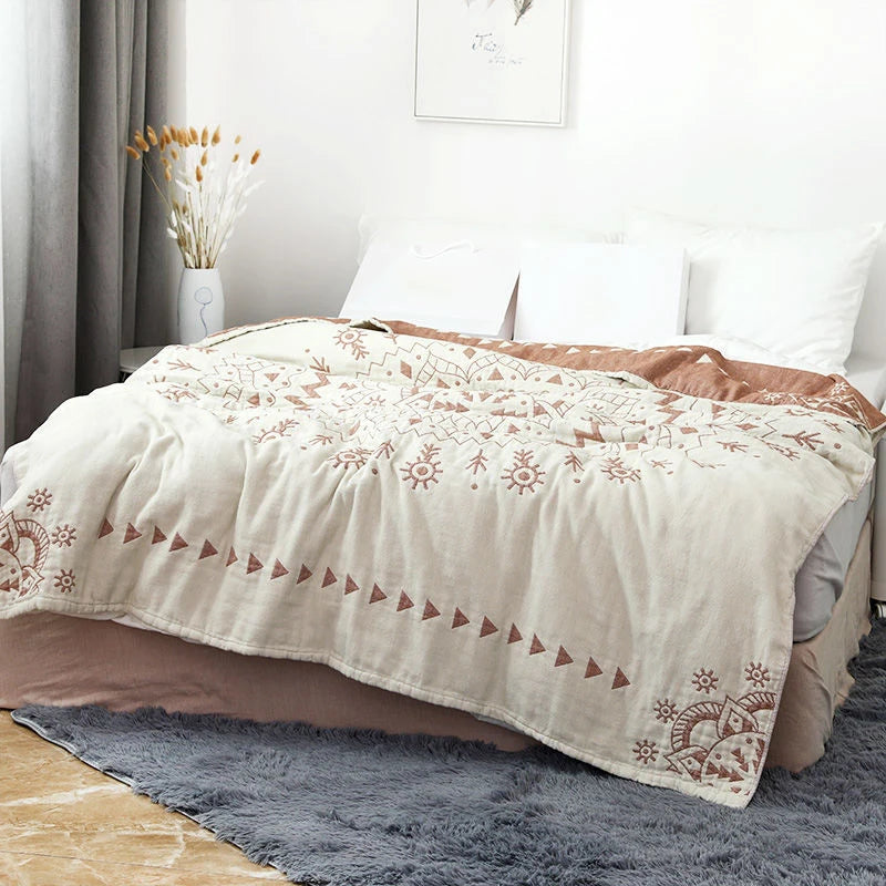 Summer Cotton Blanket Mandala Bohemia Style
