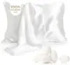 Two white pillows on a white background with 'Herschel' branding.