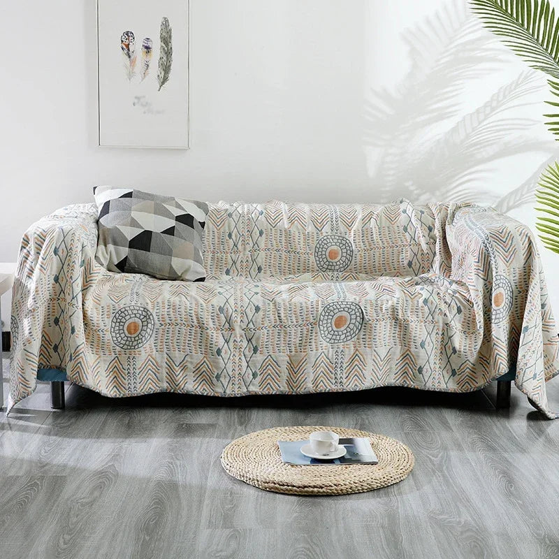 Bohemia Style Cotton Summer Blanket
