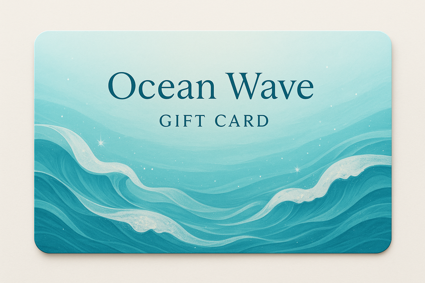 Ocean Wave-Geschenkkarte